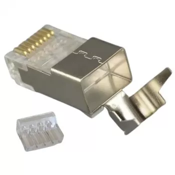 RJ45-liitin suojattu FTP CAT7, 20 kpl