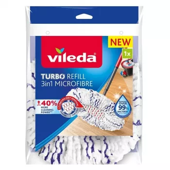 Vileda TURBO 3in1 mikrokuitusiivousliina pyörivään siivouspäähän, 1 kpl