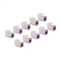 DeLOCK Keystone-moduuli 88121 litteä violetti RJ-45 10 kpl