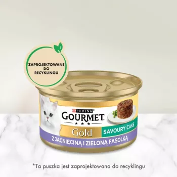 GOURMET GOLD - herkullinen patee lampaalla ja vihreillä pavuilla 85 g