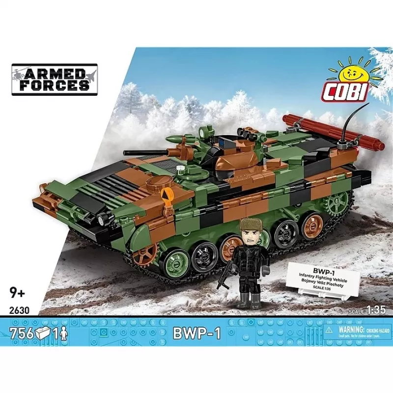 Palikkasarja Cobi Armed Forces BWP-1 2630 — puolalais-ukrainalaisen amfibisen rynnäkköpanssarivaunun mallisarja