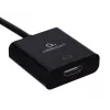 USB Type-C - HDMI -sovitin Gembird A-CM-HDMIF-03, USB 2.0/3.2 Gen2, 3840×2160@30Hz, musta