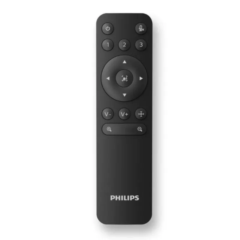 Philips PSE0550 SmartMeeting kannettava 4K-videoneuvottelukamera sisäänrakennetulla mikrofonilla, 30 kuvaa/s, USB, musta/hopea