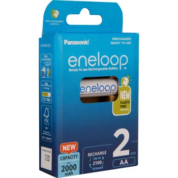 Akut PANASONIC ENELOOP AA 2000 mAh 2 kpl (BK-3MCDE/2CP)