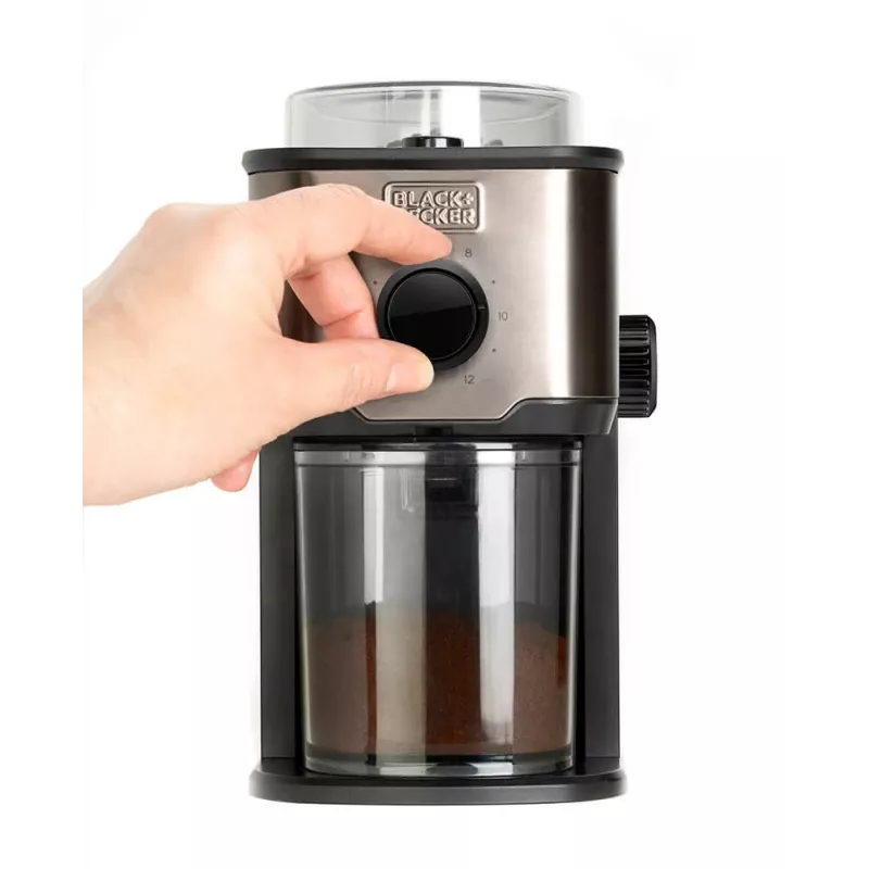 Black & Decker ES9080020B kahvimylly, ruostumaton teräs