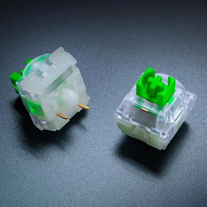 Näppäinkytkin Razer RC21-02040200-R3M1 vihreä läpinäkyvä 36 kpl
