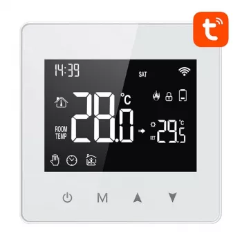 Älytermostaatti Avatto ZWT198 ZigBee TUYA – ZigBee-yhdistetty huonetermostaatti, malli ZWT198