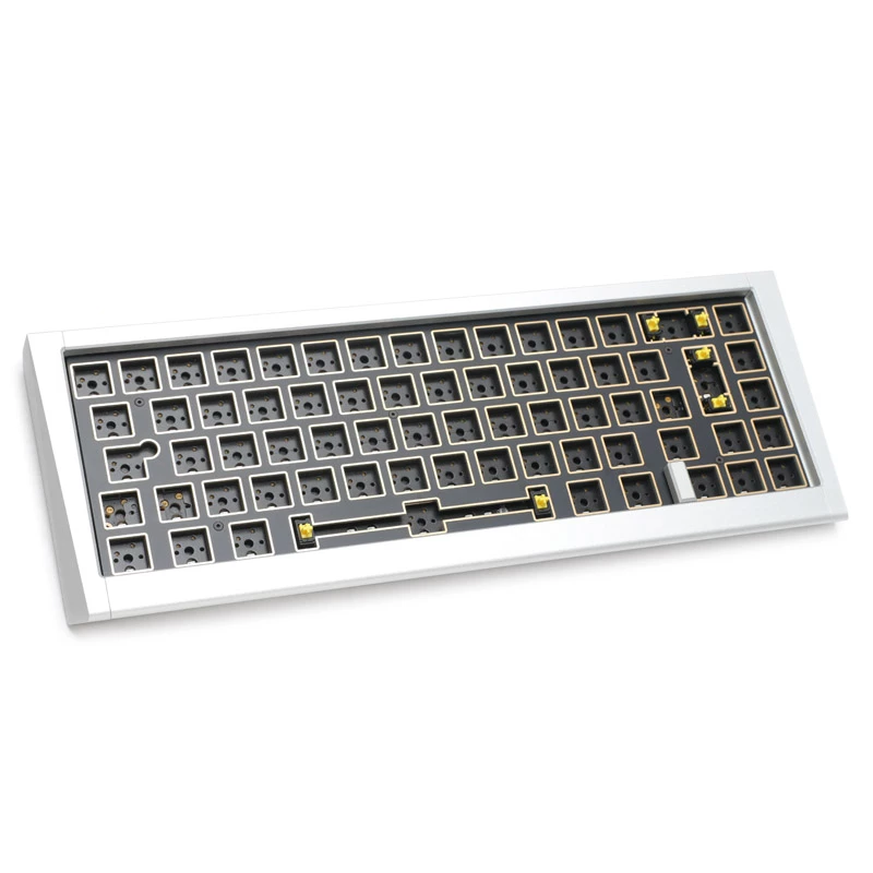 Ducky Outlaw 65 -näppäimistö universaali USB US-englanti hopea