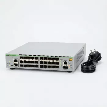 Allied Telesis Tämä hinta on vain budjettikäyttöön 10 Gigabit Layer 3 Lite Stackable -kytkin, 18x SFP+ -porttia, EU-verkkokaapeli. sis. LLW (AT-X250-18XS-50)