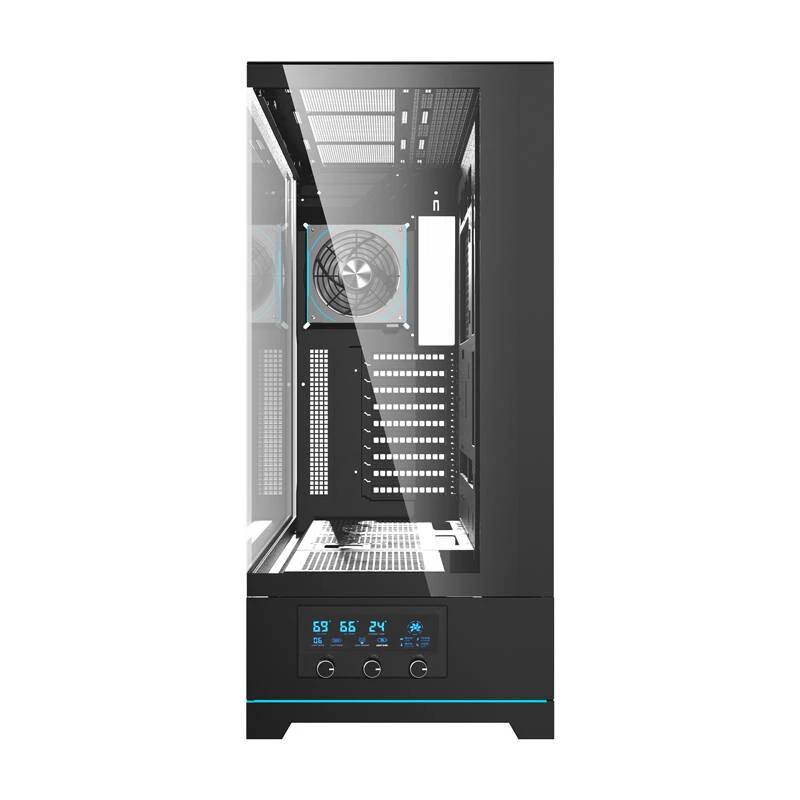 Tietokonekotelo darkFlash DY451L PRO musta ATX musta