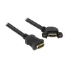 HDMI-kaapeli DeLOCK 0,25 m 2xHDMI