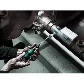 Wera 826 T Kraftform Turbo -bitinpidinruuvimeisseli Rapidaptorilla, 1/4 tuumaa