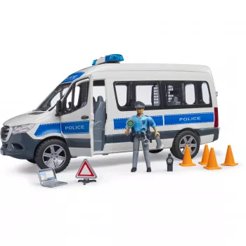 Mercedes-Benz Poliisi Sprinter -setti figuurilla ja valo-/äänimoduulilla