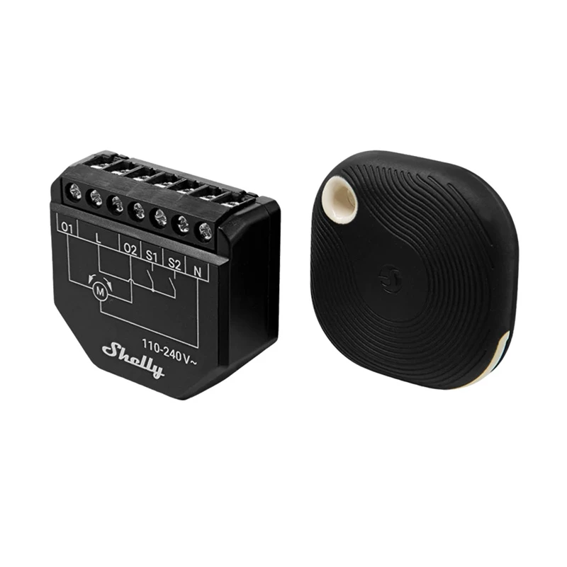 WiFi-rullakaihtimen ohjaus Shelly Shutter BLU (Shelly_Shutter_BLU_1) Bluetooth-painike, tukeva kotelo