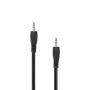 SBOX AUDIO CABEL 3,5 mm pistoke-pistoke 0,5 m musta