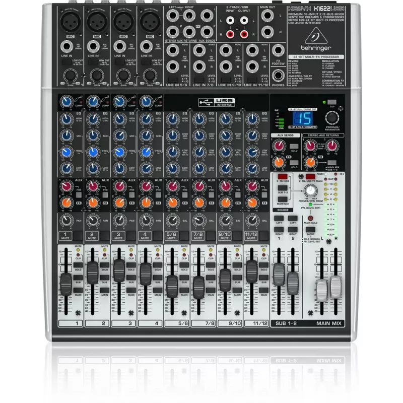 Behringer X1622USB audiomikseri 16 kanavaa 10 - 200000 Hz
