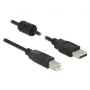 USB-kaapeli DeLOCK 5 m USB 2.0-A USB 2.0-B