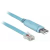 Delock sovitin USB 2.0 Type-A uros - sarjaportti RS-232 RJ45 uros 2 m sininen