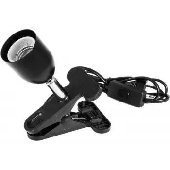 Lampunpidike Eurolite 9460120N metalli muovi musta 143 mm 1,4 m kaapeli
