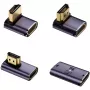 HDMI Type-A - HDMI Type-A -kaapelisovitin 4smarts 541489, harmaa, 4 kpl, 40 g