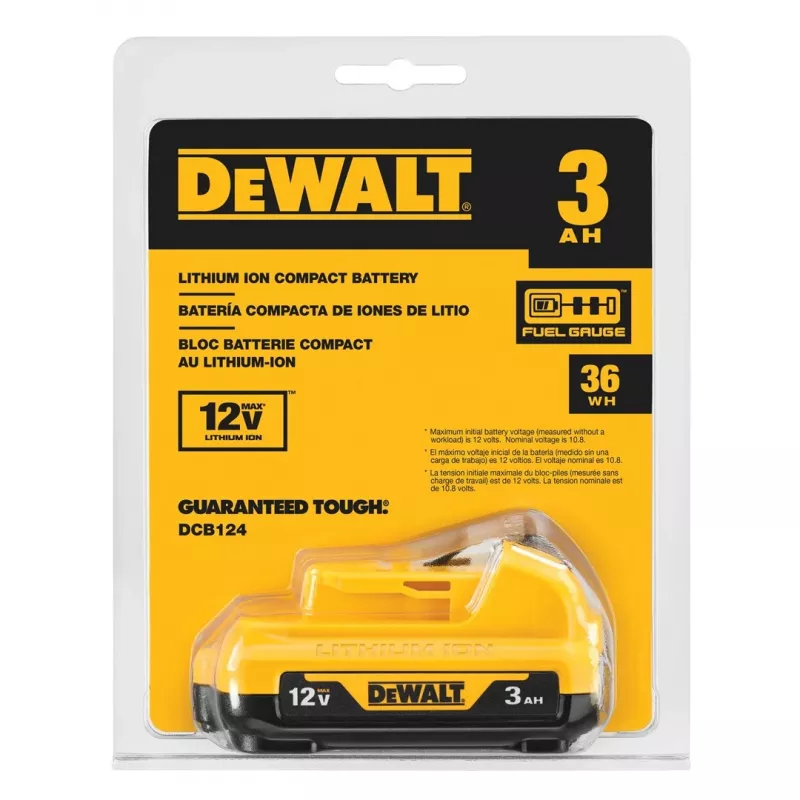 DeWALT DCB124-XJ akku ja laturi langattomille työkaluille