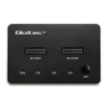 Qoltec 52274 M.2 SSD-telakka | NVMe | SATA | USB-C | DUAL 2 x 2TB