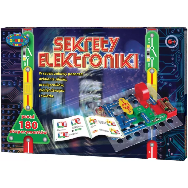 Opetuksellinen elektroniikkarakennussarja Dromader Science Kit Secrets ZD-9551 — 180 koetta