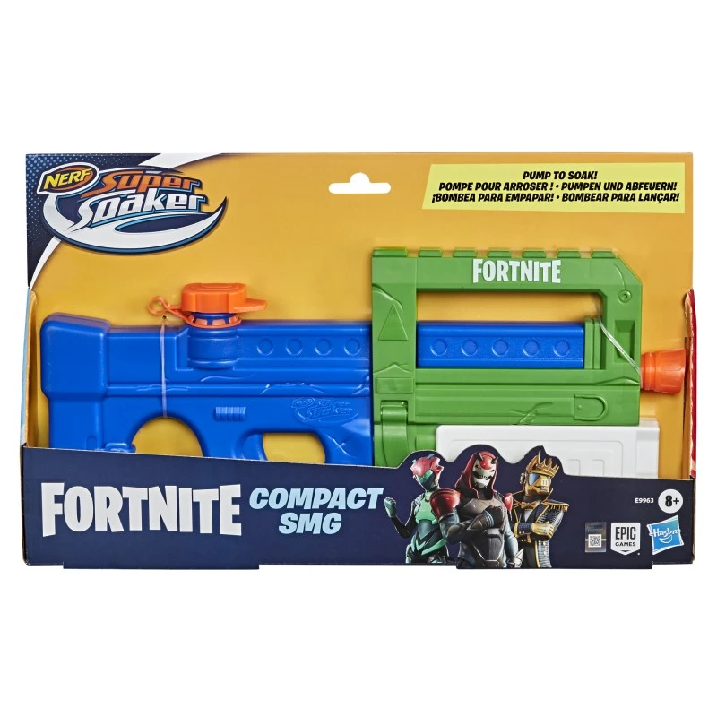 NERF Super Soaker Fortnite Compact SMG 2023 -vesipyssy (leluvesipyssy)