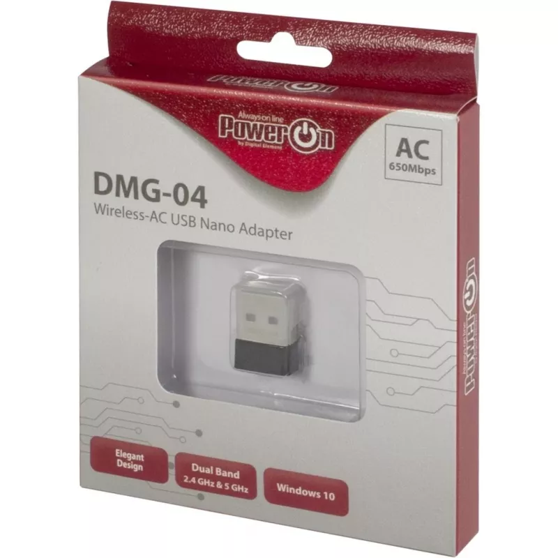Inter-Tech verkkoadapteri USB 2.0 650 Mbit/s langaton