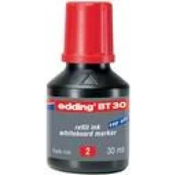 Täyttömuste Edding BT 30 -tussiin, punainen, 30 ml, täyttömuste Edding BT-sarjaan