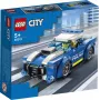 LEGO 60312 City poliisiauto lelu 5-vuotiaille ja sitä vanhemmille poliisi-minihahmolla pieni lahjaidea seikkailusarja takaa-ajoajoneuvo rakennussarja Singl