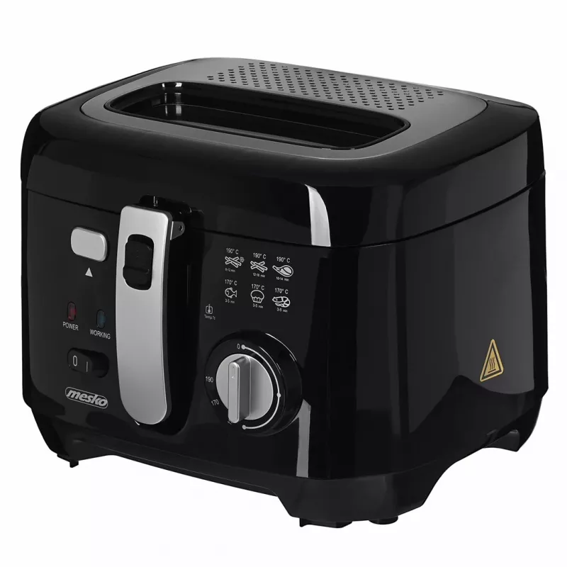 Friteerauskeitin Mesko Home MS 4908 Single 2,5 L 1800 W musta harmaa
