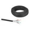 Verkkokaapeli DeLOCK 80597 musta Cat6a U/FTP 50 m