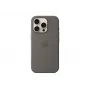 Apple iPhone 16 Pro -silikonikotelo MagSafe-yhteensopiva - kiviharmaa