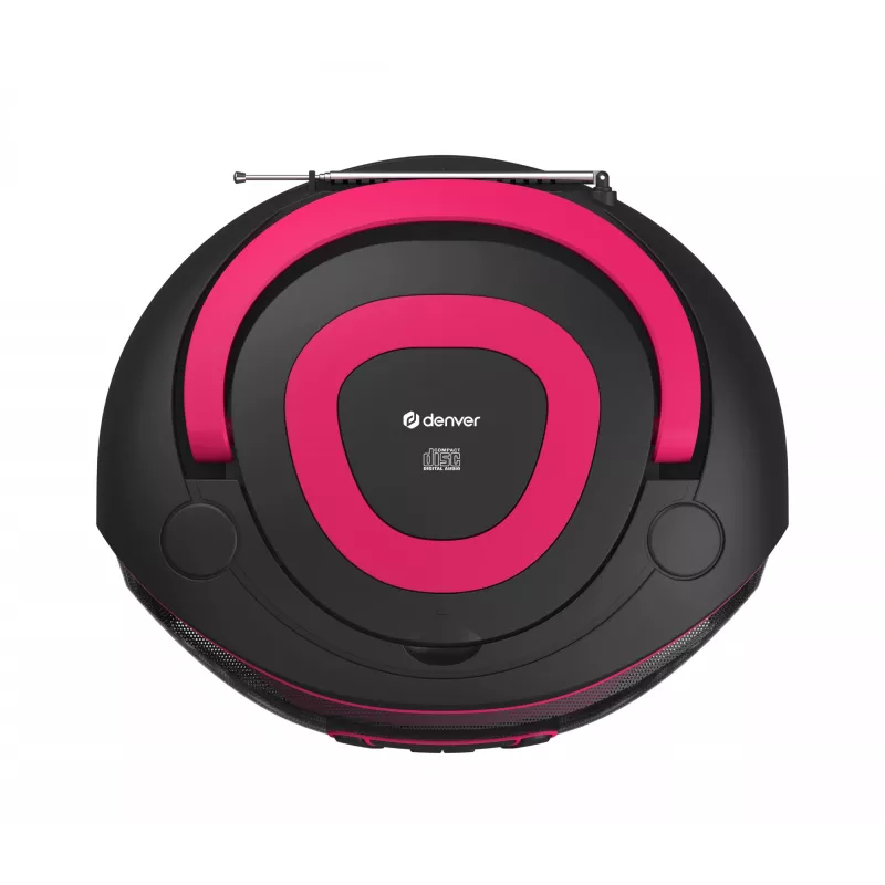 Henkilökohtainen CD-soitin Denver TDB-212P pinkki 3,6W DAB+ FM
