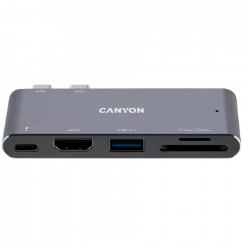 CANYON keskitin DS-5 5in1 Thunderbolt 3 4K Space Grey