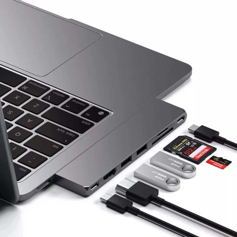 Satechi Type-C Pro Hub ohut - Space Gray