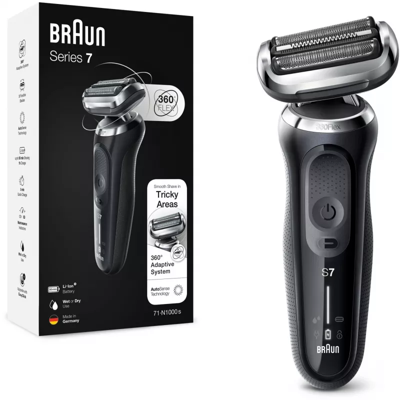 Braun Series 7 71-N1000s kalvosparranajokone musta
