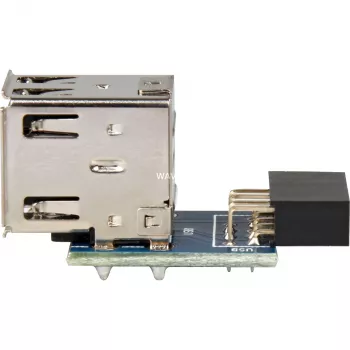 DELOCK-sovitin 1 x 9-napainen 2,54 mm - 2 x USB 2.0-A 41825