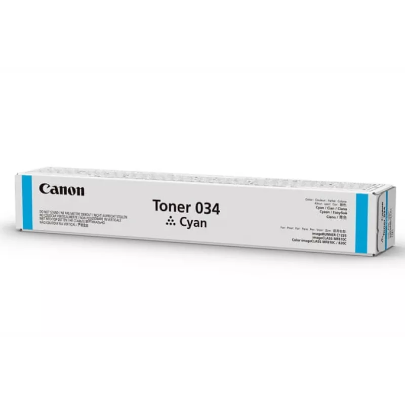Canon 034 värikasetti 1 kpl alkuperäinen syaani