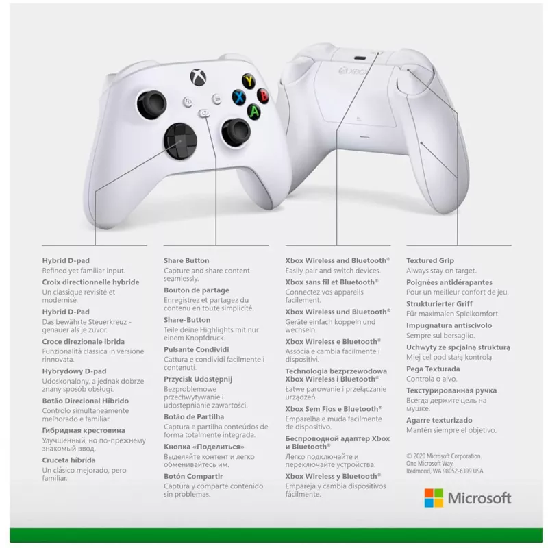 Peliohjain Microsoft Xbox Wireless Controller valkoinen