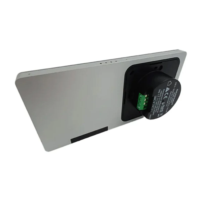 Shelly Wall Display X2 ohjauspaneeli, Wi-Fi, Bluetooth, hopea + BLU H&T norsunluunvärinen