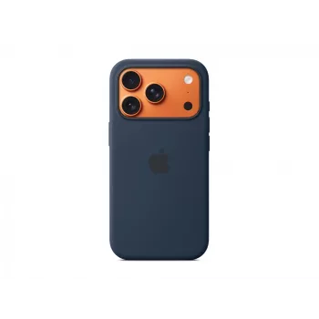 Silikonikuori Apple iPhone 17 Pro MagSafe Midnight kuori tummansininen