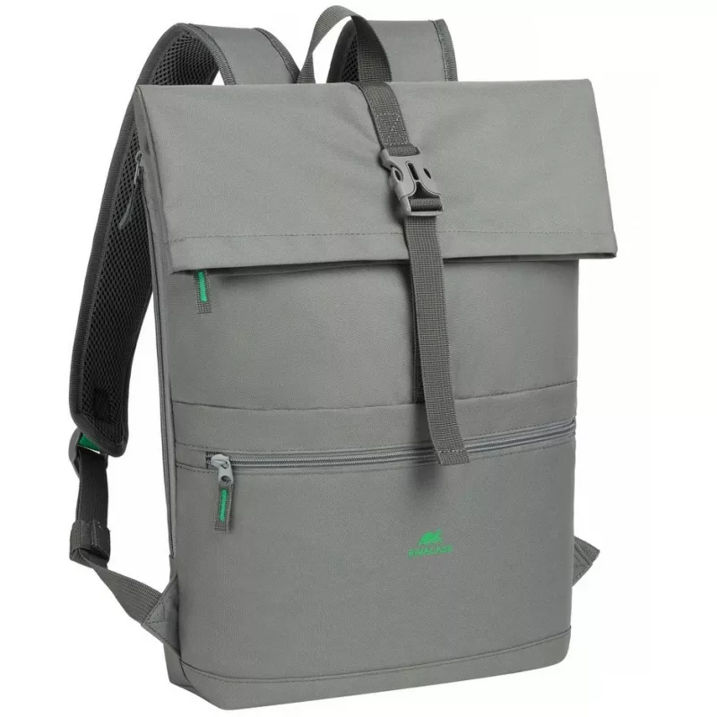 Kaupunkireppu Rivacase Gremio harmaa polyesteri rPET 280x135x430mm