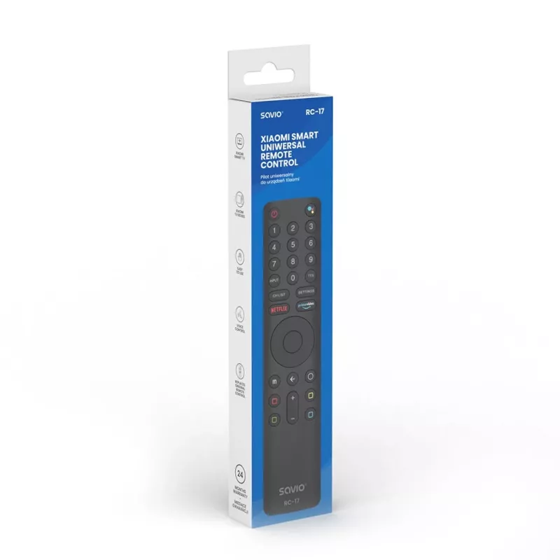 SAVIO RC-17 yleis-/varakaukosäädin Xiaomi Smart TV:lle