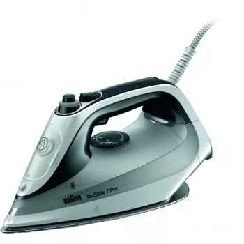 Braun TexStyle 7 Pro SI7149WB kuiva- ja höyrysilitysrauta EloxalPlus silityspohja 2900 W musta, valkoinen