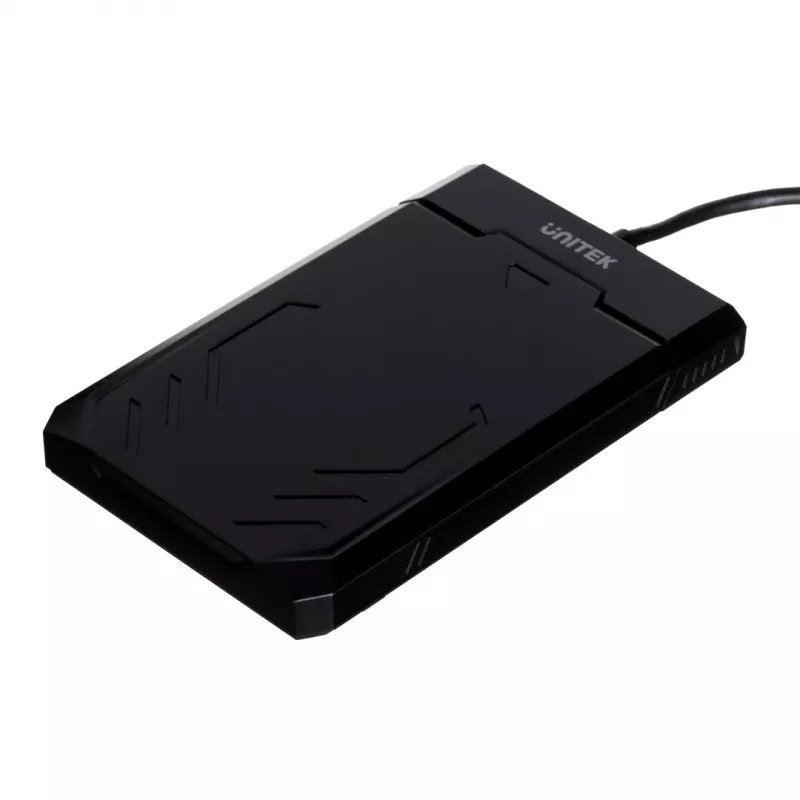 Unitek Y-3036 HDD/SSD-kotelo, 2,5″ SATA III 6G, USB 3.0, UASP, musta