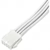 Virtalähteen jatkokaapeli SILVERSTONE PCIe 8‑pin SST-PP07E-PCI8W-V2 30 cm valkoinen