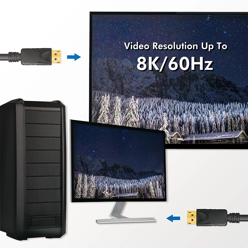 DisplayPort-kaapeli LogiLink CV0139 5 m musta