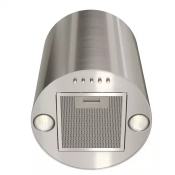 Liesituuletin MAAN Elba Mini WPB 431 satiini, ruostumaton teräskotelo, 400 mm korkeus, Ø310 mm, 120–300 m³/h, elektroninen ohjaus